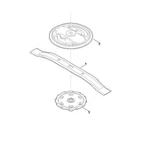 STIHL 6309-760-9701 meenemer compl. positie 2 technische tekening