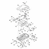 STIHL 4871-491-2401 Bus positie 10 technische tekening