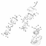 STIHL 6338-430-1415 elektronicamodule positie 10 technische tekening