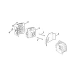 STIHL 0002-955-0902 moer M6 positie 5 technische tekening