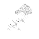 STIHL 0012-643-0100 hefboom positie 1 technische tekening