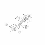 STIHL 0004-035-0100 bout positie 9 technische tekening