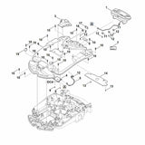 STIHL 6309-717-3600 afdekking positie 17 technische tekening