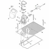 STIHL 6301-400-8561 adapter 230V EUR positie 1 technische tekening