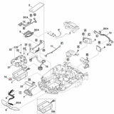 STIHL 6309-701-3600 Afdekking elektronicamodule positie 2 technische tekening