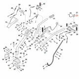 STIHL 6251-430-0201 stopschakelaar positie 23 technische tekening