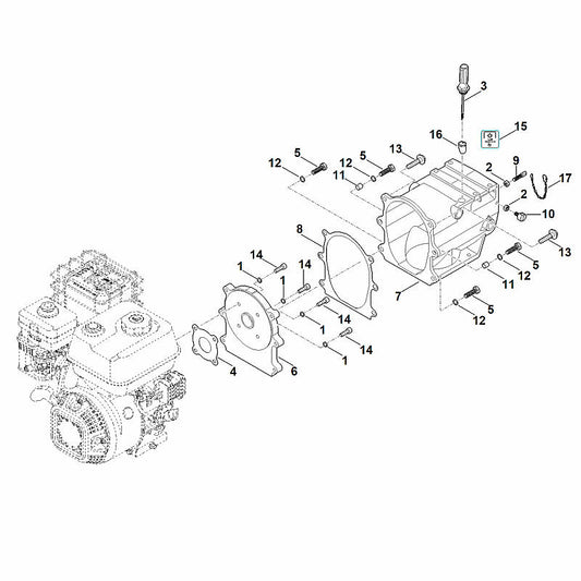 STIHL 6251-640-0101 transmissie positie -1 technische tekening