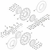 STIHL 6251-711-8801 band positie 2 technische tekening