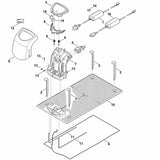 STIHL 6302-703-8900 plaat positie 10 technische tekening