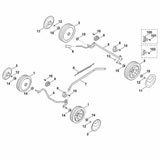 STIHL 6371-704-1211 ashouder positie 8 technische tekening