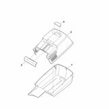 STIHL 6371-708-8001 klep positie 2 technische tekening