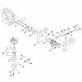 STIHL 0004-120-5102 magneetklep positie 16 technische tekening