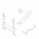 STIHL 0000-890-6503 Demontagegereedschap (vliegwiel) positie 2 technische tekening