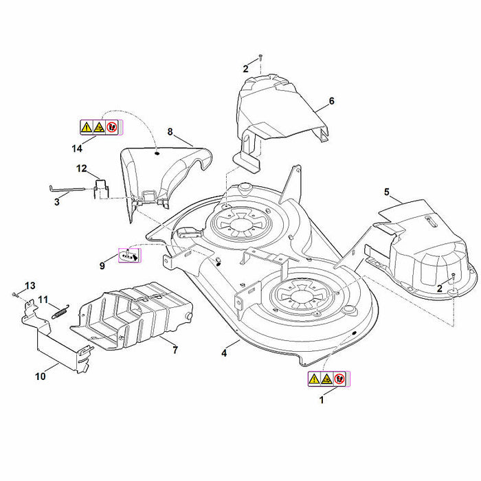 STIHL 6165-760-0902 maaiwerk compl. positie -1 technische tekening