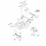 STIHL 6338-706-0701 afdekking positie 8 technische tekening