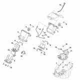 STIHL 6338-440-1915 Kabel (contactplaat) positie 14 technische tekening