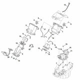 STIHL 6338-430-1411 elektronicamodule positie 10 technische tekening