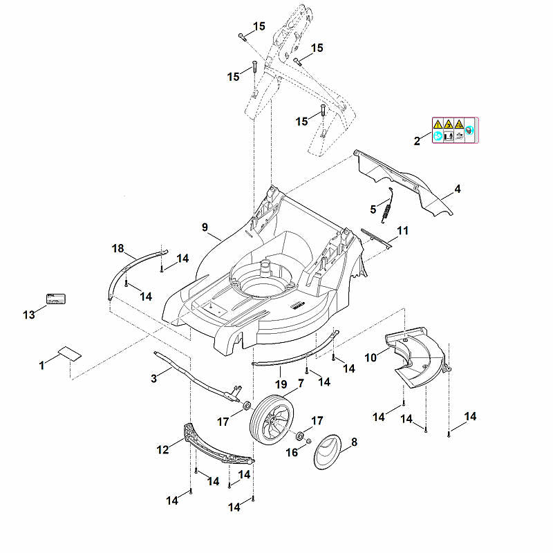 STIHL 6338-700-2722 klep compl. positie 4 technische tekening