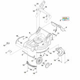 STIHL 6338-703-5101 trekveer positie 5 technische tekening