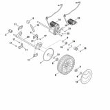 STIHL 6338-007-1890 Reparatieset (aandrijfmotor) positie 23 technische tekening