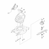STIHL 6338-011-5016 MVP 600.1 VS positie 6 technische tekening