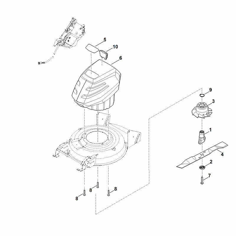 STIHL 6338-011-5016 MVP 600.1 VS positie 6 technische tekening
