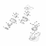 STIHL 6368-430-9800 blokkeerhefboom positie 3 technische tekening
