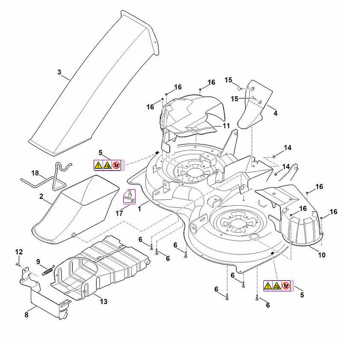 STIHL 6160-760-0912 maaiwerk compl. positie -1 technische tekening