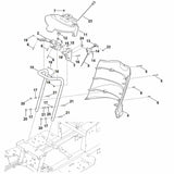 STIHL 6170-180-1100 gaskabel positie 8 technische tekening