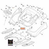 STIHL 6160-967-4432 waarschuwingsinstructie positie 15 technische tekening