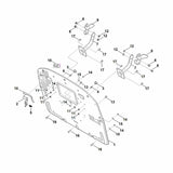 STIHL 6170-967-4407 sticker positie 18 technische tekening
