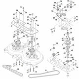 STIHL 6170-764-0901 tandriem dubbelzijdig positie 13 technische tekening