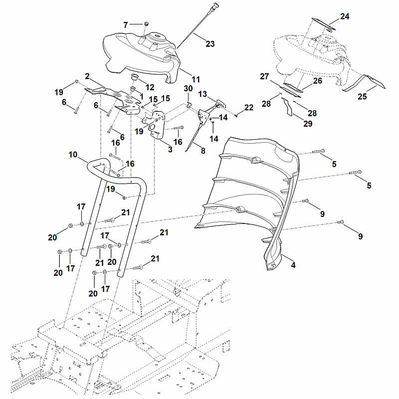 STIHL 9991-003-0545 klemring 5 positie 28 technische tekening