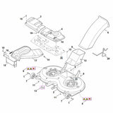 STIHL 6170-760-0983 maaiwerk compl. positie -1 technische tekening