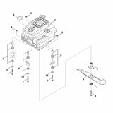 STIHL 6338-967-1502 typeplaatje RM 443 positie 5 technische tekening