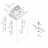 STIHL 6338-702-0100 mes positie 5 technische tekening