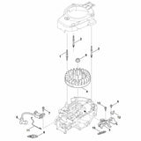 STIHL 0004-400-7005 bougie positie 6 technische tekening