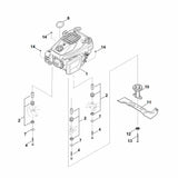 STIHL 0000-702-5010 messenbus positie 10 technische tekening