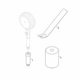 STIHL 0000-890-6502 demontagegereedschap positie 2 technische tekening