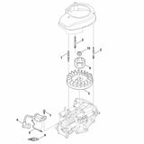STIHL 0004-400-1315 ontstekingsmodule positie 4 technische tekening