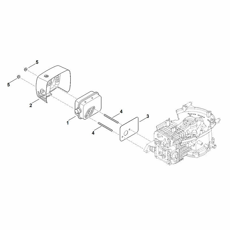 STIHL 0004-028-1203 pen positie 4 technische tekening