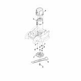 STIHL 6320-606-0106 ventilatorkap positie 4 technische tekening