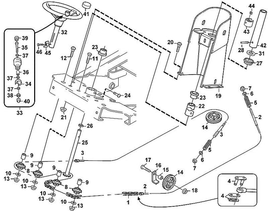 STIHL 9008-319-2460 inbusbout M10x50 positie 11 technische tekening