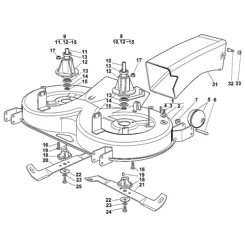 STIHL 6151-702-0105 mes rechts positie 20 technische tekening