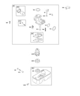 STIHL 0003-000-2245 795477 carburateur positie 90 technische tekening