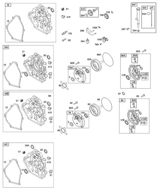 STIHL 0003-000-0093 281370S PAKKING-PEILSTOK BUIS positie 524 technische tekening