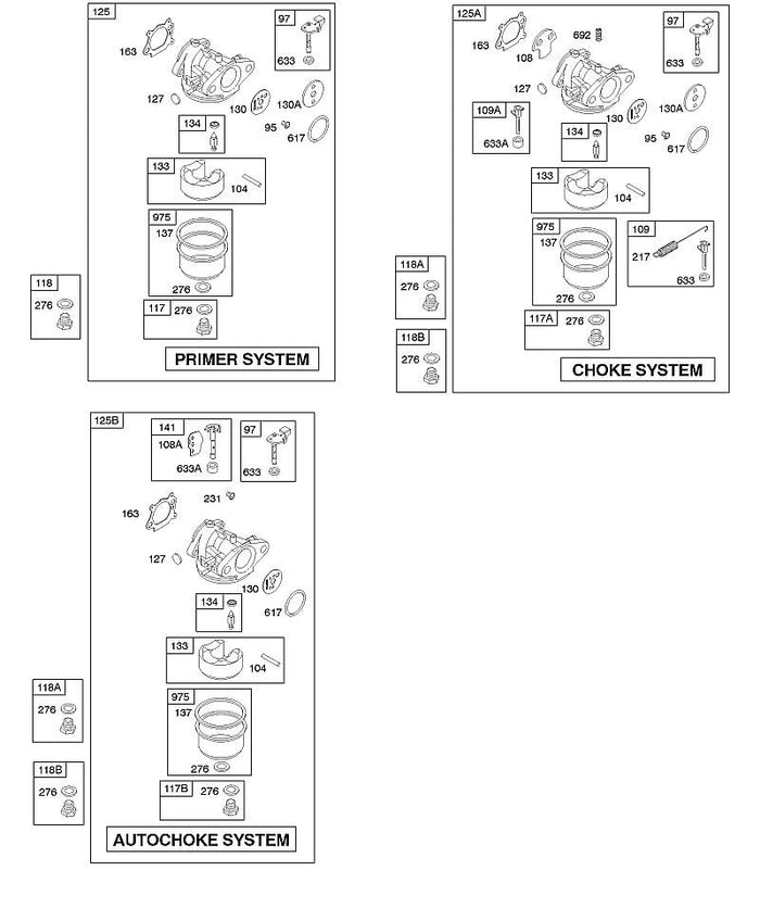 STIHL 0003-000-0473 690354 CHOKE-TERUGSTELVEER positie 217 technische tekening