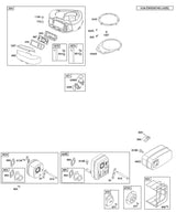 STIHL 0003-000-1539 697292 FILTER, VOORREINIGER positie 967 technische tekening