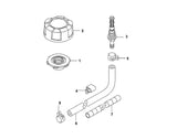 STIHL 0001-359-0700 pakking positie 1 technische tekening