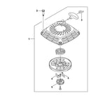 STIHL 0001-951-6500 schachtbout positie 2 technische tekening